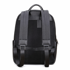 Black Full Grain Leather Business Back Pack