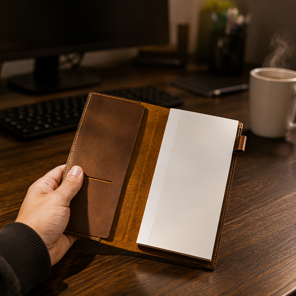 Full Grain Leather Journal Cover