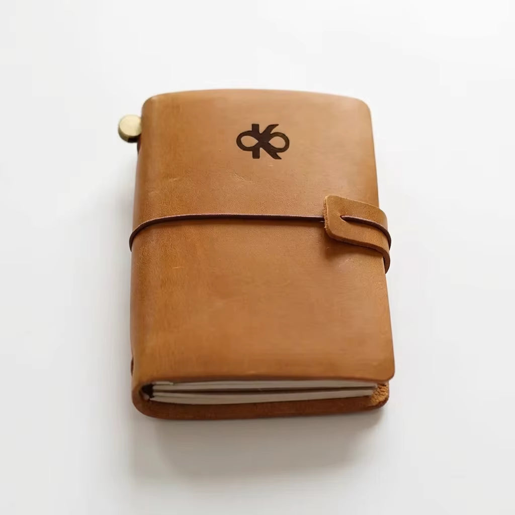 Premium Leather Diary Journal A5 - Light Brown