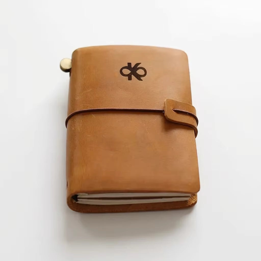 Premium Leather Diary Journal A5 - Light Brown